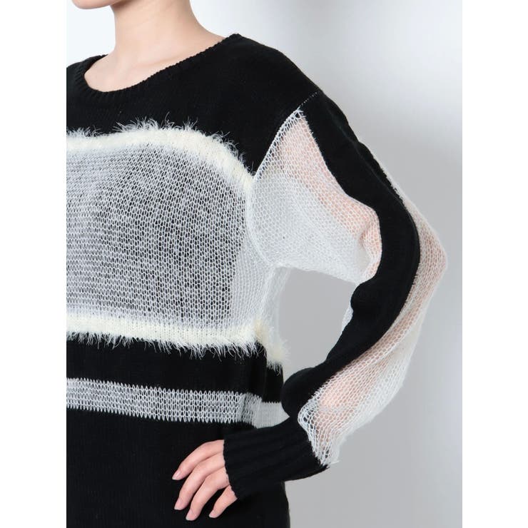 メッシュルーズニット[品番：MKSW0053089]｜EMODA（エモダ）の