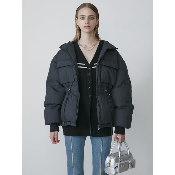 シェイプパフダウンブルゾン[品番：MKSW0054008]｜EMODA（エモダ）の