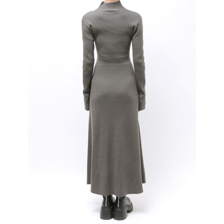 SALE *maje* カットアウトニットワンピース MAJE リブ編みニット ミニワンピース カットアウト | THE OUTNET