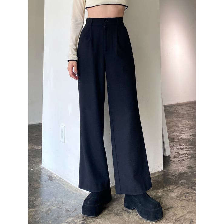 ハイウエストタンクワイドパンツ[品番：MKSW0054480]｜EMODA