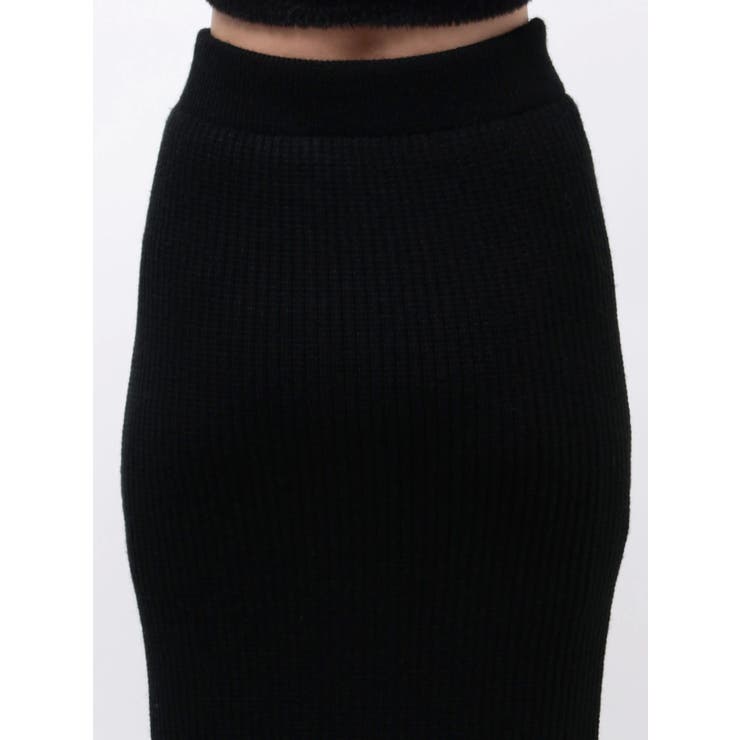 ジップマキシリブスカート[品番：MKSW0054787]｜EMODA（エモダ）の