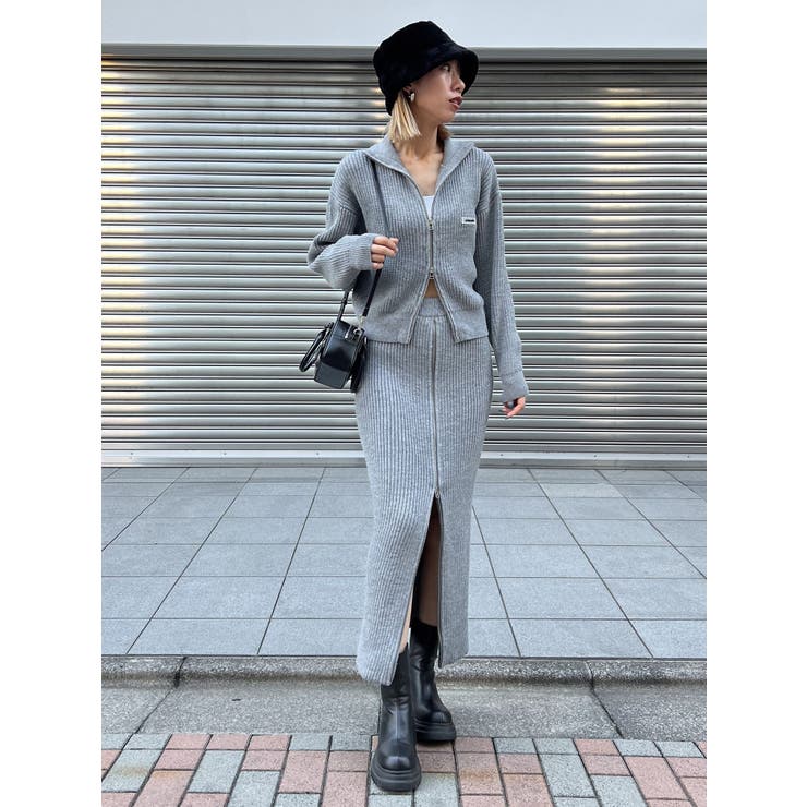 ルーズハイネックリブニット[品番：MKSW0054792]｜EMODA（エモダ）の