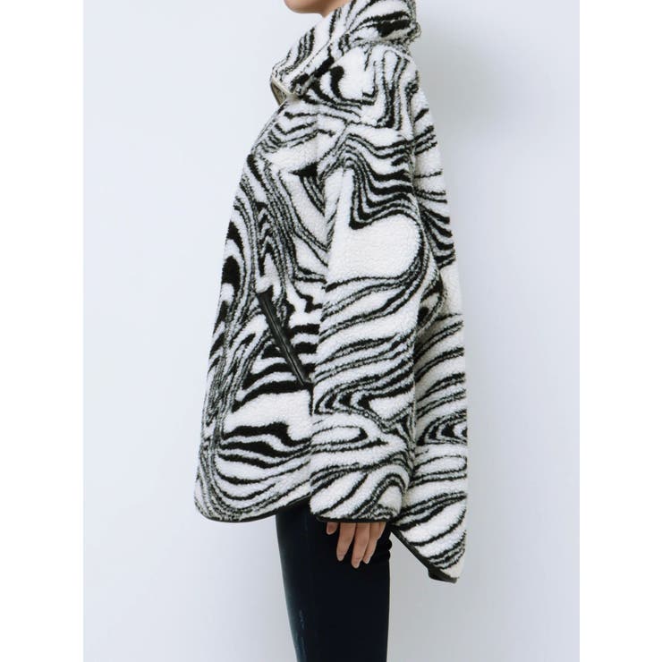 ハーフジップボアプルオーバー | EMODA | 詳細画像10 