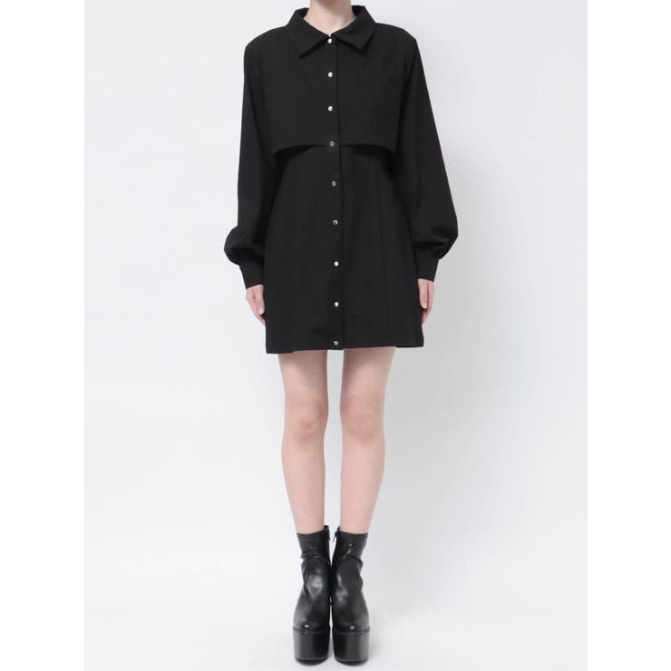 レイヤーポケットシャツワンピース | EMODA | 詳細画像31 