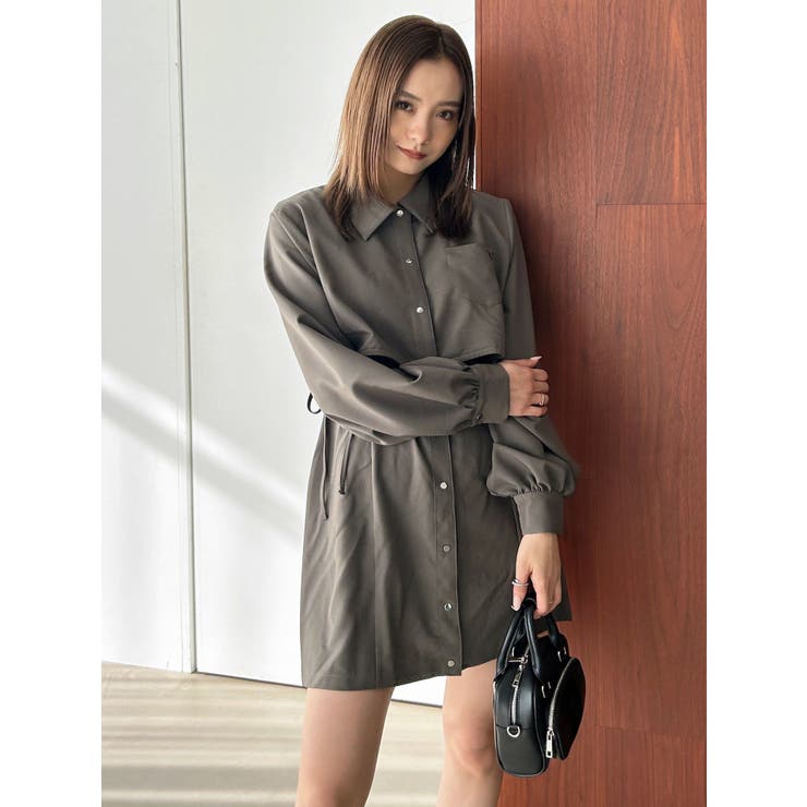 レイヤーポケットシャツワンピース | EMODA | 詳細画像9 