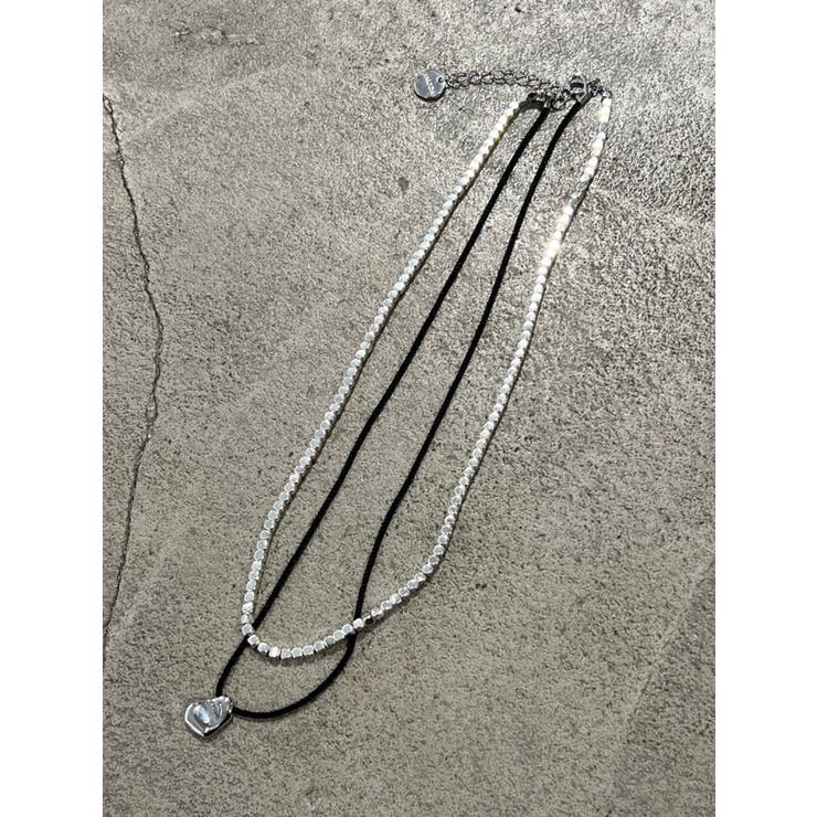 シルバー | ダブルチェーンネックレス | EMODA