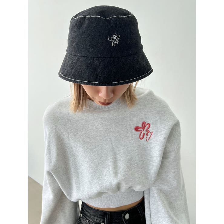 ブラック | ステッチデニムバケットハット | EMODA