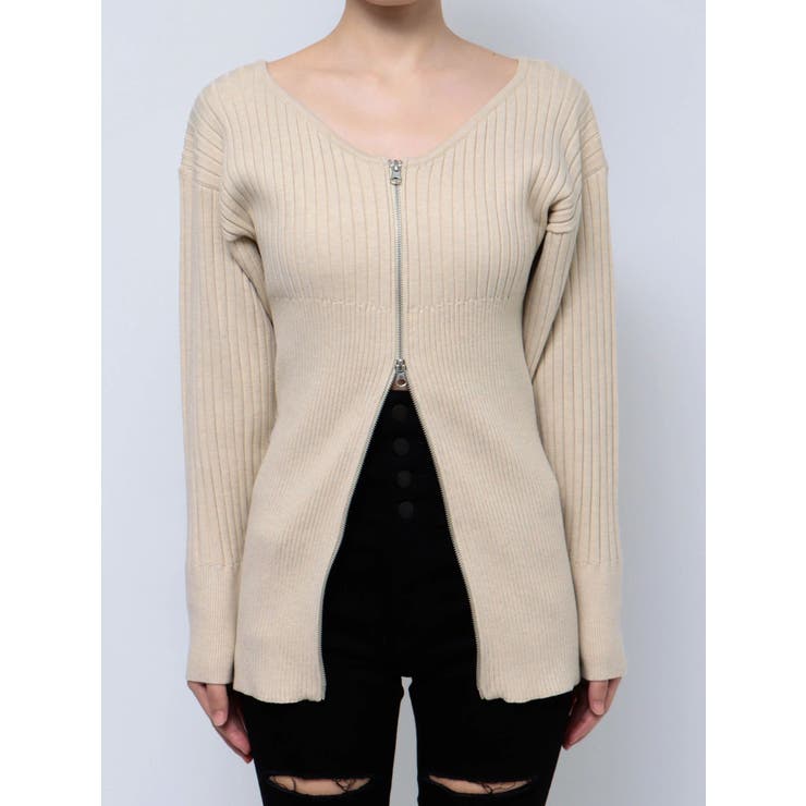 ✨新品✨KASSIA レディース　ロンスリ　タッパー　　フロントジッパー M ✨新品✨KASSIA レディース ロンスリ タッパー フロントジッパー