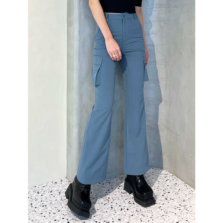 アウトポケットフレアパンツ | EMODA | 詳細画像2 