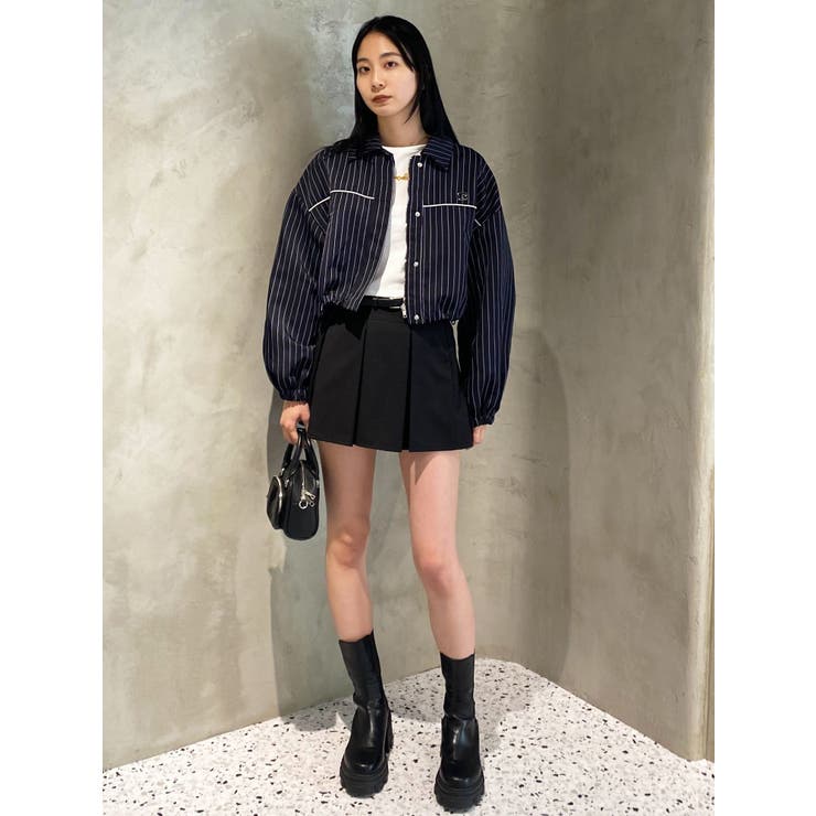 スウィッチングプリーツベルトスカート[品番：MKSW0055776]｜EMODA