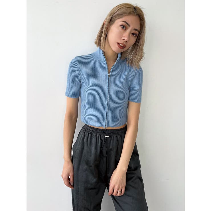 プレーティングハーフリブニット | EMODA | 詳細画像19 