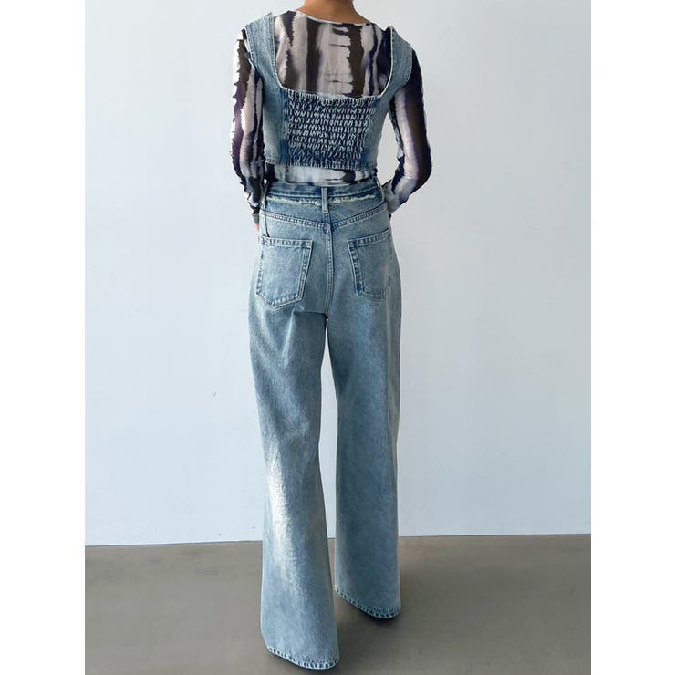 LASUD｜フロントジップデニムビスチェ | Rakuten Fashion(楽天