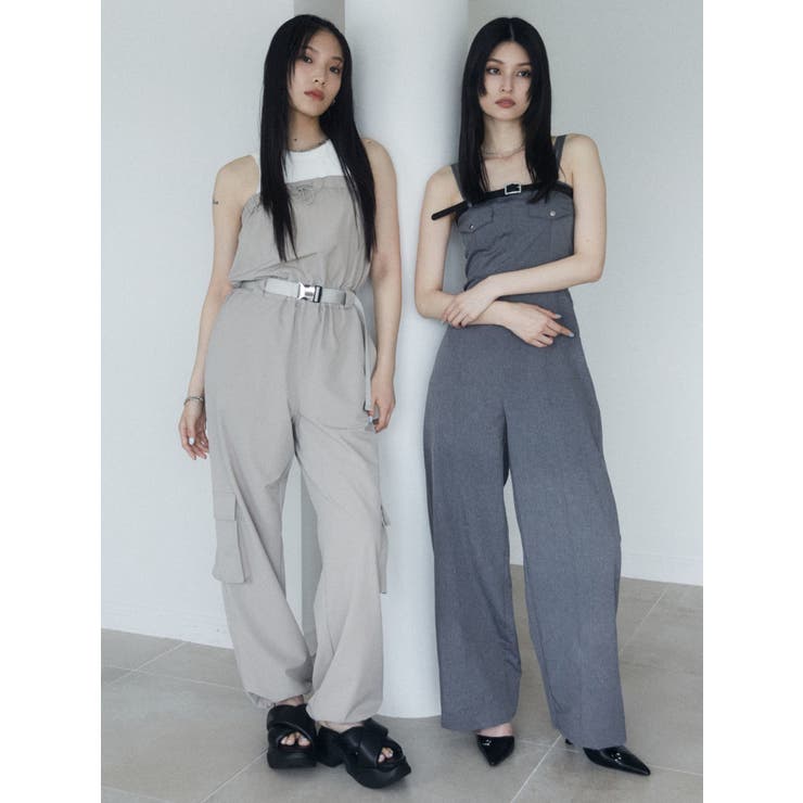 WEB限定】ナイロンベアオールインワン [品番：MKSW0057780]｜EMODA（エモダ）のレディースファッション通販｜SHOPLIST（ショップリスト）