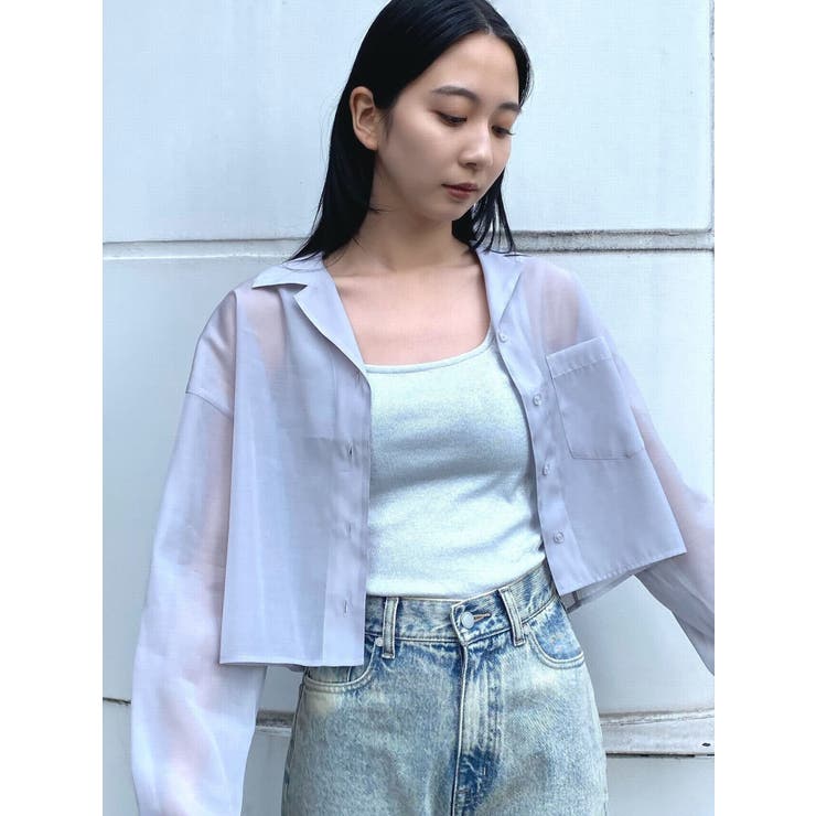 Na.e Airy Short Shirt エアリーショートシャツ エアリーショートシャツ[品番：MKSW0064302]｜EMODA（エモダ）の