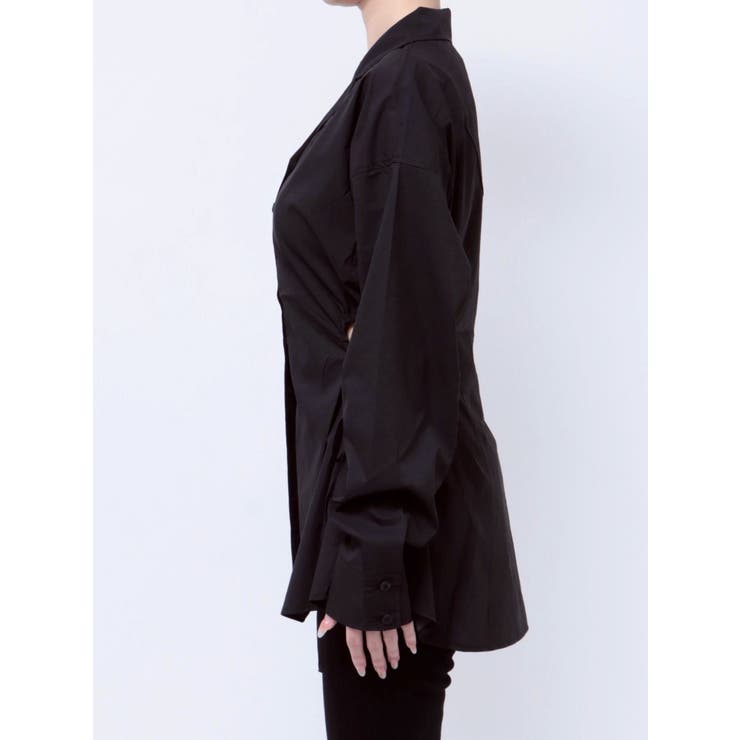 サイドオープンシェイプシャツ | EMODA | 詳細画像22 