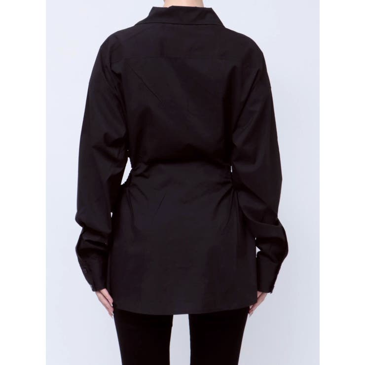 サイドオープンシェイプシャツ | EMODA | 詳細画像23 