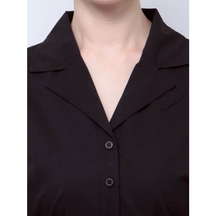 サイドオープンシェイプシャツ | EMODA | 詳細画像24 