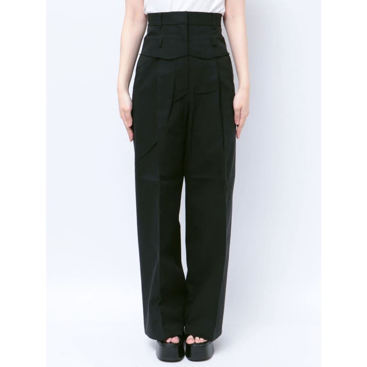 大量入荷 スーパーハイウエストベルトルーズパンツ[品番：MKSW0058457 サーフィン・ボディボード