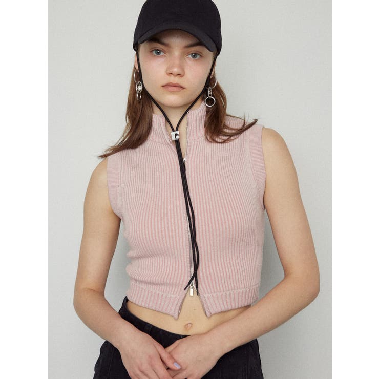 プレーティングリブタンクトップ[品番：MKSW0057773]｜EMODA