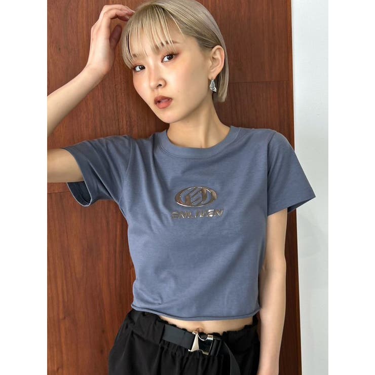 ロゴグラデーションミニマルTシャツ[品番：MKSW0063863]｜EMODA