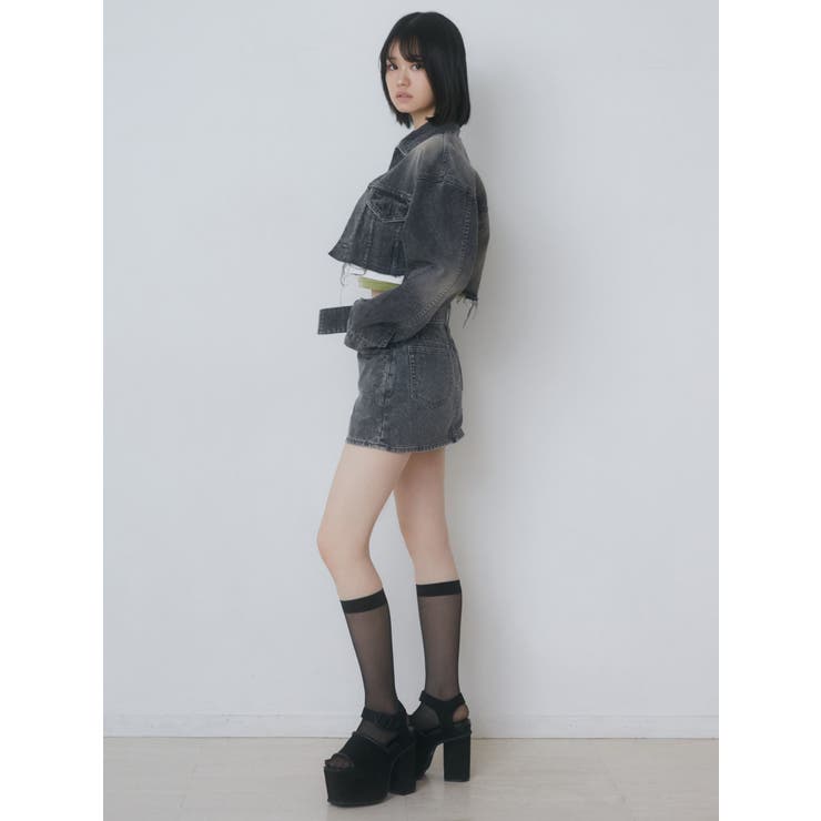 クロップドエコファージャケット | レディースファッション通販