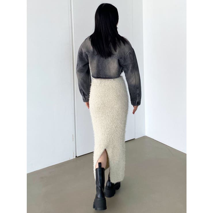 カットオフクロップドデニムジャケット | EMODA | 詳細画像45 