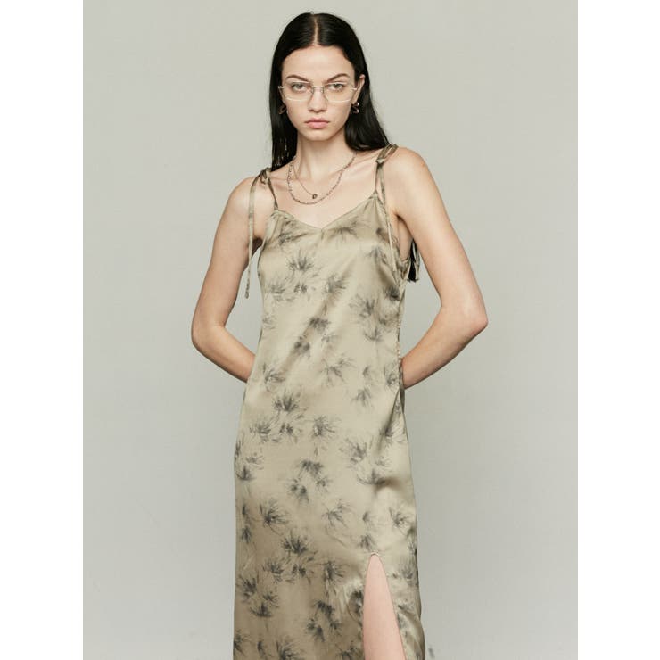 ロングスリットキャミソールワンピース | EMODA | 詳細画像4 