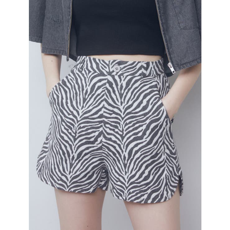 ラウンドハイウエストショートパンツ | EMODA | 詳細画像5 