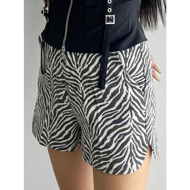 ライトミックス | ラウンドハイウエストショートパンツ | EMODA