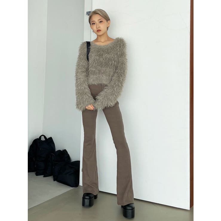 ストレッチリブパンツ[品番：MKSW0059805]｜EMODA（エモダ）の  