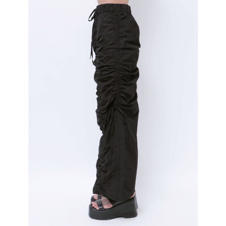 サイドドローストリングナイロンスカート | EMODA | 詳細画像16 