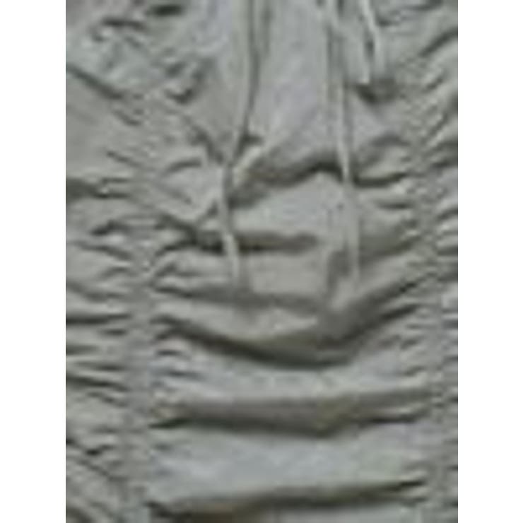 グレー | サイドドローストリングナイロンスカート | EMODA