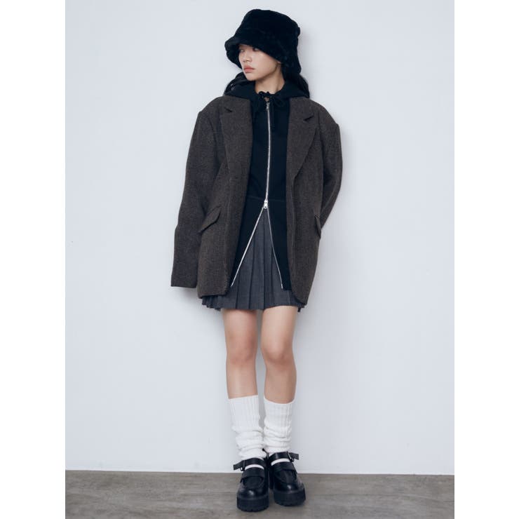 ベルトプラットフォームローファー[品番：MKSW0059447]｜EMODA