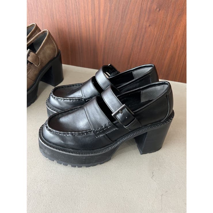 EMODA ベルトプラットフォームローファー L ベルトプラットフォームローファー[品番：MKSW0059447]｜EMODA