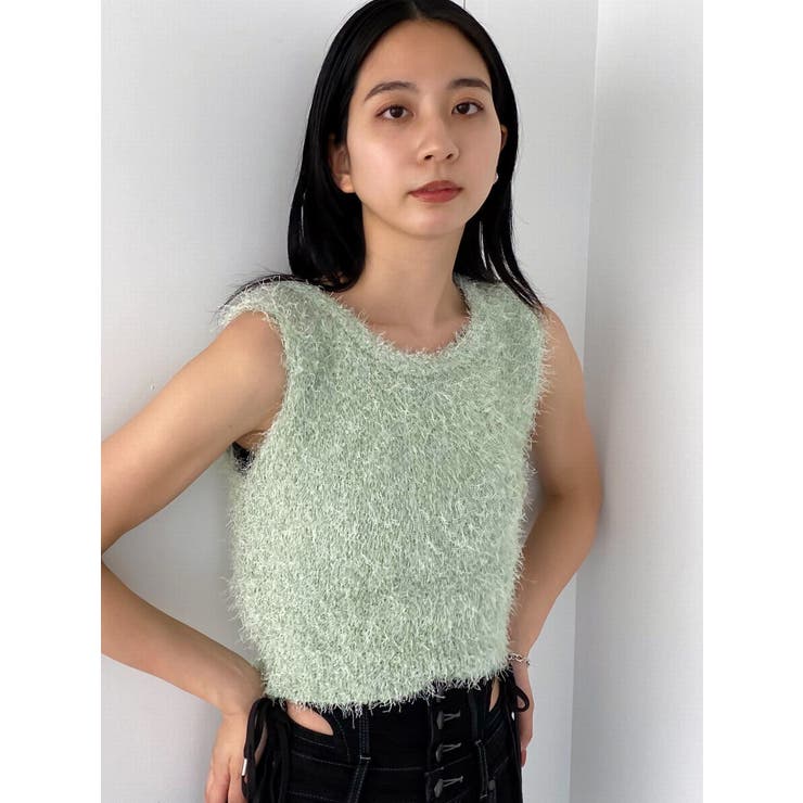フラッフィーニットタンクトップ | EMODA | 詳細画像25 