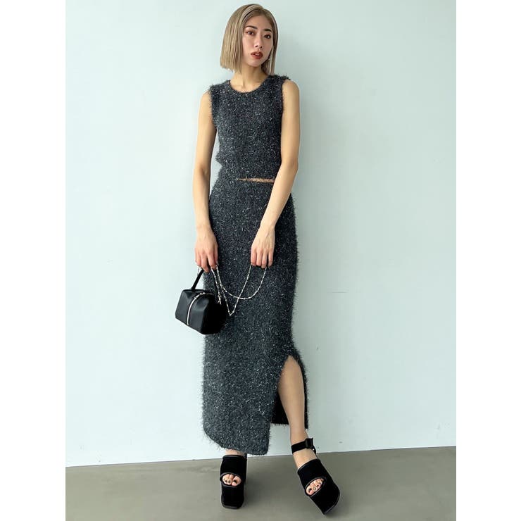 フラッフィーニットタンクトップ | EMODA | 詳細画像32 