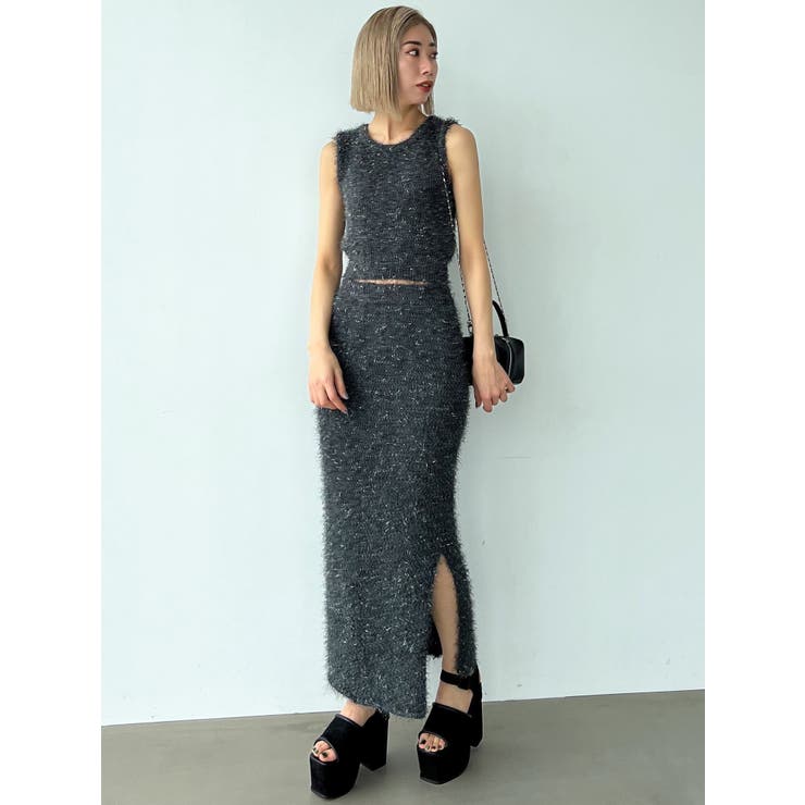 フラッフィーニットタンクトップ[品番：MKSW0058982]｜EMODA