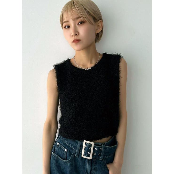 フラッフィーニットタンクトップ[品番：MKSW0058982]｜EMODA