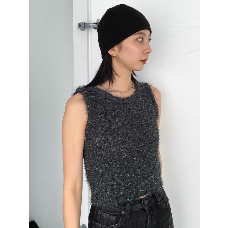フラッフィーニットタンクトップ | EMODA | 詳細画像48 
