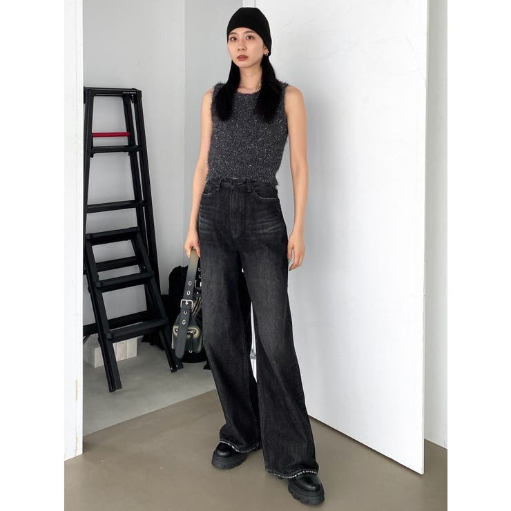 フラッフィーニットタンクトップ[品番：MKSW0058982]｜EMODA