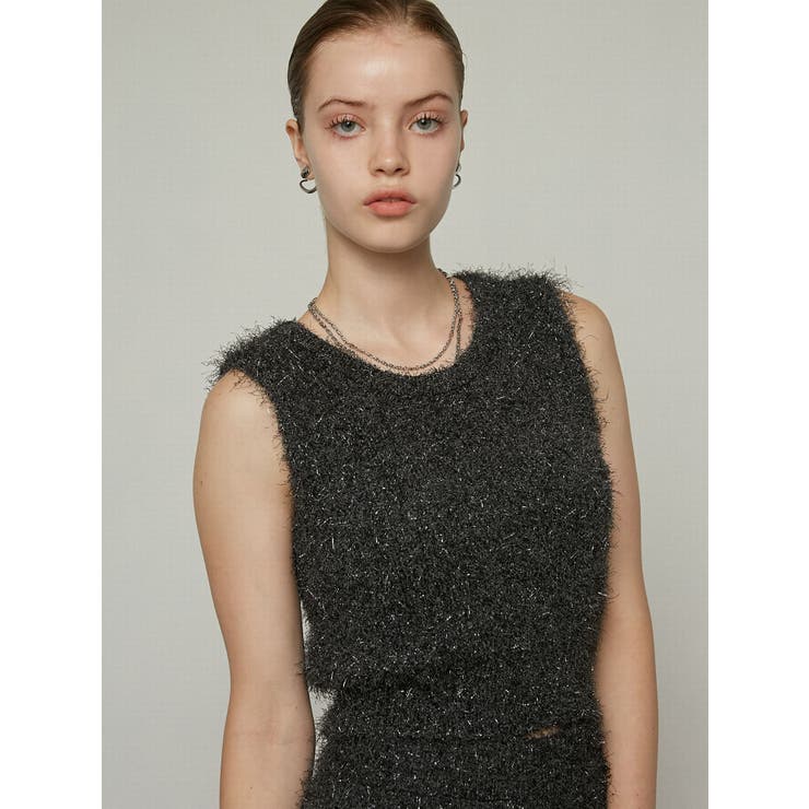 フラッフィーニットタンクトップ | EMODA | 詳細画像6 