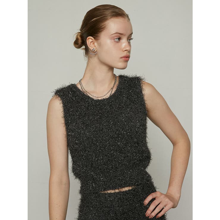 フラッフィーニットタンクトップ | EMODA | 詳細画像7 