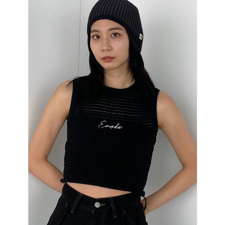 エンブロイダリーコンパクトトップ | EMODA | 詳細画像14 