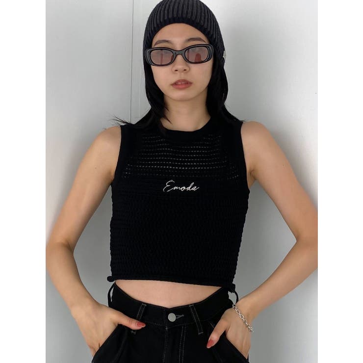 エンブロイダリーコンパクトトップ | EMODA | 詳細画像15 