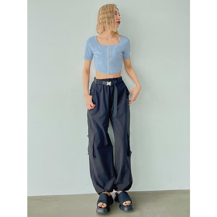 ラウンドフックショートトップ[品番：MKSW0058639]｜EMODA（エモダ）の  