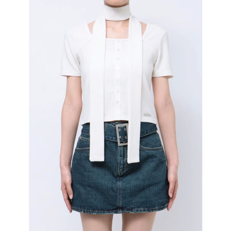 スリムタイボタントップ | EMODA | 詳細画像24 