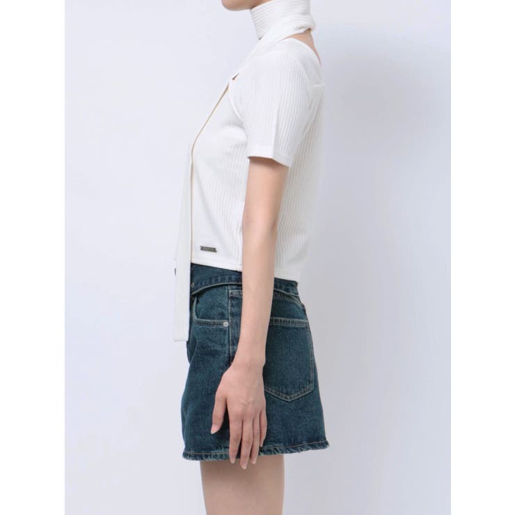 スリムタイボタントップ[品番：MKSW0059253]｜EMODA（エモダ）の