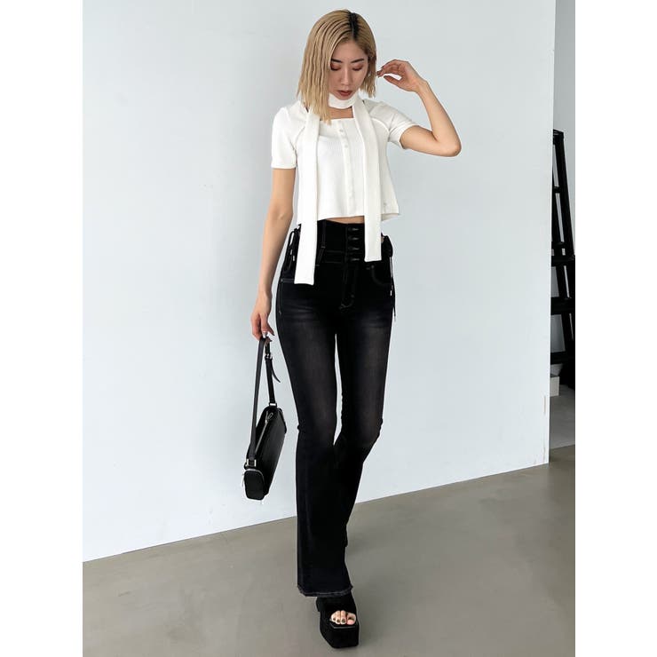 スリムタイボタントップ | EMODA | 詳細画像8 