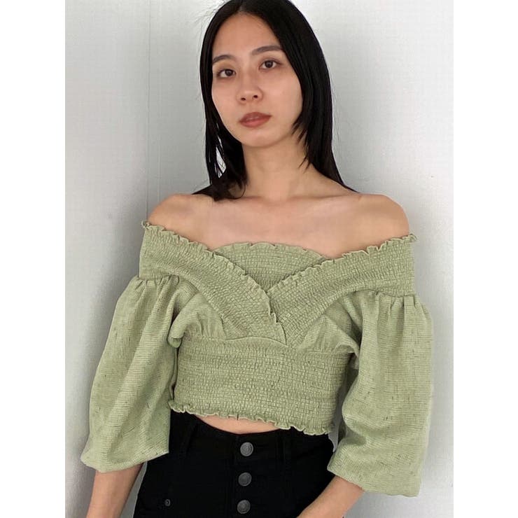 【公式】フジのお歳暮・冬ギフト シャーリングミニトップ[品番：MKSW0059765]｜EMODA（エモダ）の トップス