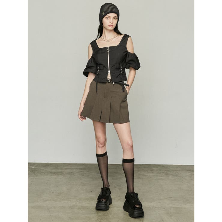 オフショルダートップス（エクリュ） | MACHATT ONLINE STORE